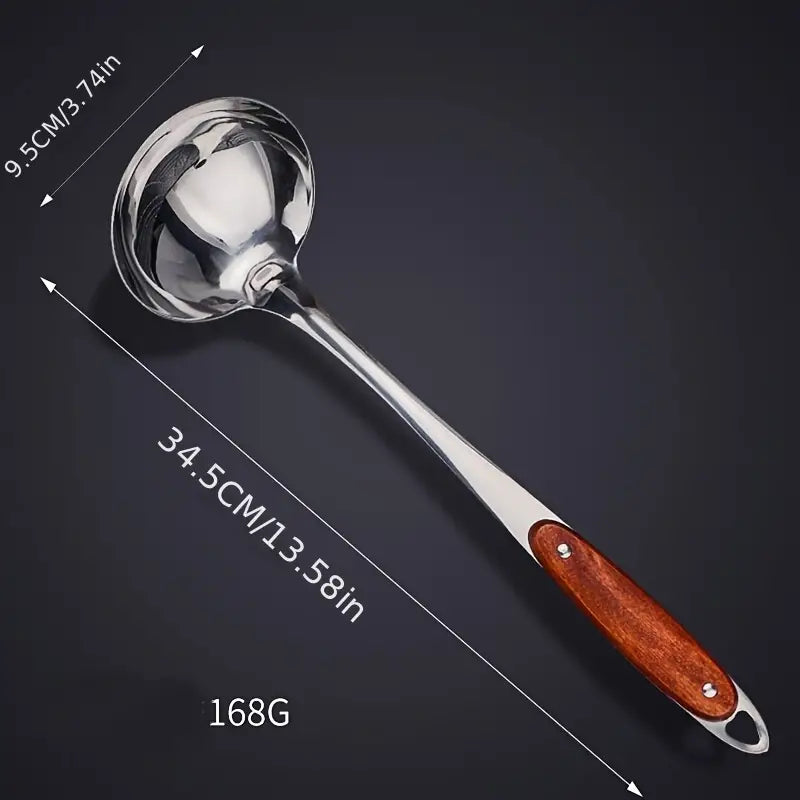 304 Stainless Steel Cooking Ladle and Spatula Set