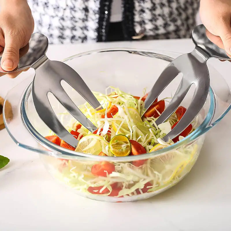 Stainless Steel Salad Mixing Fork for Creative Cooking
