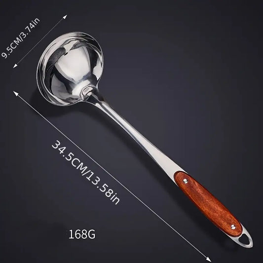 304 Stainless Steel Cooking Ladle and Spatula Set