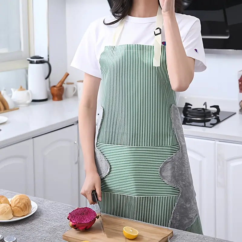 Fashion Waterproof Cooking Apron for Women (Thickened)