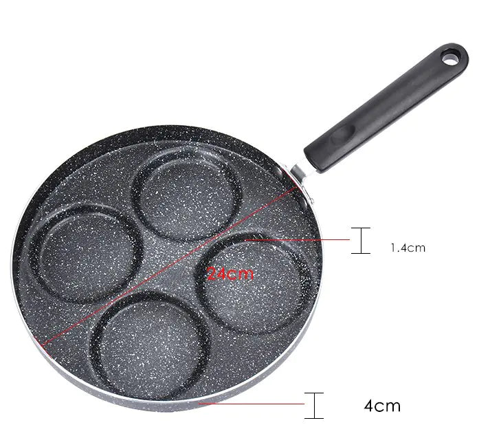 Four-Hole Frying Pan for Cooking Eggs