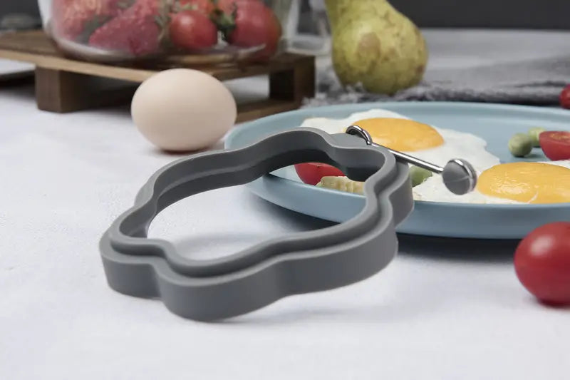 Multicolor Silicone Egg Ring Molds for Cooking